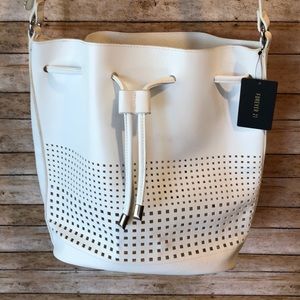 Forever 21 white shoulder bag purse new with tags